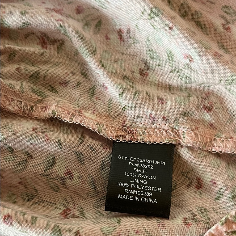 Trixxi Pink Floral Flirty Tiered Mini Dress - Picture 11 of 13